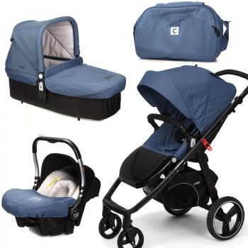 Casualplay Loop autosedačka Baby 0plus vanička Cot a Bag Lapis Lazuli 2015