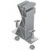 KENO Hliníková zadná noha KENO + 2x T-skrutka M10 30mm a matica, sklon 11°