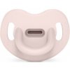 Suavinex Cumlík anatomický silikón 6-18 m SX PRO Colour Essence Svetloružové