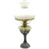 Floriánova huť Petrolejová lampa s cínovou nohou 45 cm lesná zelená FL0076 + záruka 3 roky zadarmo + záruka 3 roky zadarmo