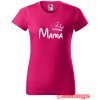 Malfini dámske tričko s menom a korunkou BASIC Veľkosť: XL, farba trička: ružová
