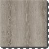Šedá plastová vinylová dlažba Fortelock Business Scandinavian Oak W002 Graphite - dĺžka 66,8 cm, šírka 66,8 cm, výška 0,7 cm