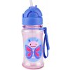 SKIP HOP Zoo tritan Fľaša so slamkou 355ml Motýlik 12m+