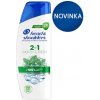 Head & Shoulders Menthol Fresh 2v1 Šampón proti Lupinám 330 ml. Osviežujúca Mentolová Vôňa
