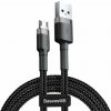 Kábel USB to micro USB Cafule 2.0A 3m black&gray Baseus