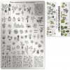 Moyra Stamping Platňa na pečiatkovanie č. 105 Urban Gardening