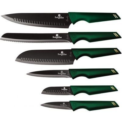 Berlingerhaus Sada nožov s magnetickým držiakom 6 ks Emerald Collection