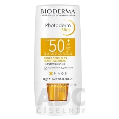 BIODERMA Photoderm Tyčinka SPF 50+ na pery a citlivé miesta 1x8 g