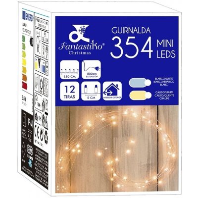 BigBuy Christmas LED strips Biela 6 W