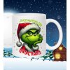 Hrnček Just waiting for Grinchmas (Vianočný hrnček, s potlačou, grinchmas, vánoční, s potiskem)