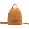Gregorio L31137-4 hnedý mini dámsky kožený ruksak 3l