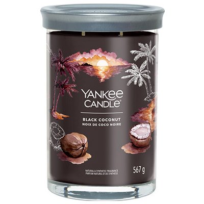 Yankee Candle Black Coconut votivní svíčka ve skle 37 g