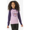 WEDZE Detské lyžiarske spodné termotričko BL 500 fialové s motívom 6 rokov