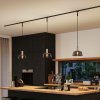 Paulmann URail tienidlo na lampu Neila 2Easy, Ø 23 cm, dymové sklo - 95605