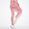 IZMAEL Push Up Legíny Jeans KP15518 ružová S