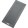Grilovacia doska Grillstar Atlanta / vhodná pre plynový gril Grillstar Atlanta II Series/Grillstar Atlanta II 200/300/450/650 / 24 x 2 x 41,5 cm / liatina / čierna