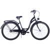 KOZBIKE Mestský bicykel K14 3 prevodový Čierny 28