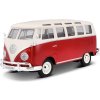 Maisto Maisto Volkswagen Van Samba 1:25 bílo/červená