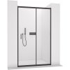 CERANO - Sprchové posuvné dvere Orlano L/P - 5 mm - čierna matná, transparentné sklo - 90x195 cm CER-8050BD75054