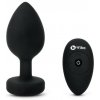 b-Vibe Vibrating Jewel Plug XXL Black