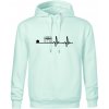 Kolky EKG - Oversized mikina pánska Moon - kratšia + širšia - 2XL ( Frost )