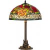 Tiffany štýl lampa Classic vitráž ROSA 501 sklíčok 61*Ø40 2*E27
