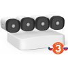 Tenda K4P-4TR - PoE kamerový set 4Mpx, 4CH NVR + 4x IP kamera 4Mpx, IP67, zvuk, web. rozhranie, CZ app (75011951)