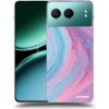 Picasee silikónový čierny obal pre OnePlus Nord 4 - Pink liquid