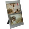 Balvi Fotorámček Dijon 23359, plast, 10 × 15cm (2×), strieborný