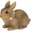 Clayre & Eef Dekorácia hnedý veľkonočný zajačik - 13*8*10 cm - Clayre & Eef