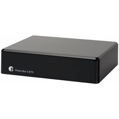Pro-Ject Phono Box E BT 5 black: gramofonový předzesilovač s Bluetooth vysílačem, černý