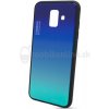 Puzdro Gradient Glass TPU Samsung Galaxy A6 A600 - modré