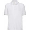 Fruit of the Loom polokošile Kids 65/35 Polo bílá