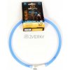 DUVO+ Led Svietiaci obojok dog modrý silikónový 70 cm
