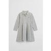ŠATY GANT PIQUE SPIN DRESS LIGHT GREY MELANGE