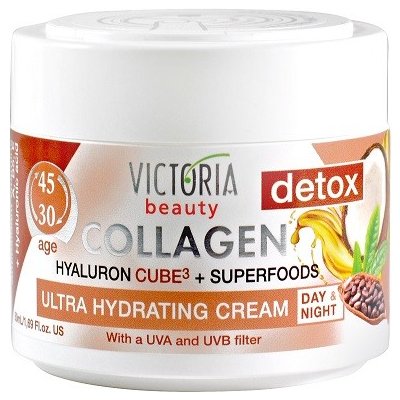 Victoria Beauty Collagen 30+ Ultra Denný a nočný krém s kyselinou hyalurónovou a Superfood 50 ml