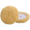 EXTOL PREMIUM Kotouč leštící vlněný, žlutý, T180, 190 mm, 1ply vlna 50/50, suchý zip 150 mm 8804570