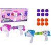 LEAN TOYS Vystreľovač mäkkých loptičiek Jednorožec – modrá, ružová