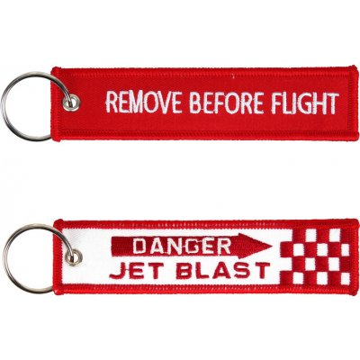 Prívesok na kľúče Fostex Remove before flight Danger Jet Blast