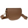 NovaKabelka.sk Ramona Taupe Scura kožená talianska crossbody kabelka hnedá