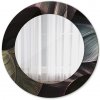 Tmavé tropické listy Tmavé tropické listy Okrúhle zrkadlo s motívom lsdo-00298