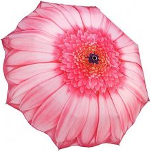 Blooming Brollies skladací plne automatický dáždnik Pink Daisy GFFPID