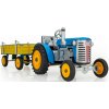 KOVAP Traktor Zetor s valníkem modrý žluté disky