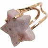 Nefertitis Be Beautiful Ametyst ružový Hviezda prsteň 91 NF54669 - 58 mm (US 9), 2,4 x 2,6 x 0,7 cm