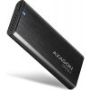 AXAGON EEM2-SBC, USB-C 3.2 Gen 2 - M.2 SATA SSD kovový RAW box, bezskrutkový EEM2-SBC