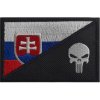 Nášivka PUNISHER SLOVAKIA 8x5cm so suchým zipsom