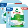 Frosch sódové tablety do umývačky riadu All in 1 50 ks x2