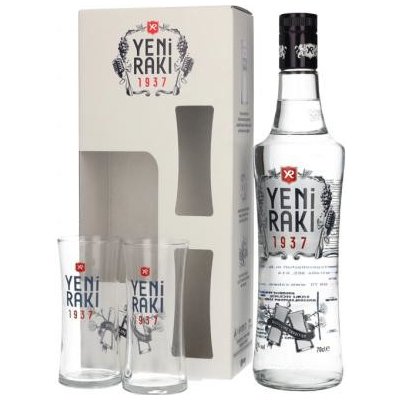 Yeni Raki 45% 0,7 l (darčekové balenie 2 poháre)