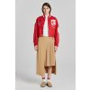 BUNDA GANT CROPPED VARSITY JACKET BRIGHT RED