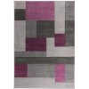 Flair Rugs , Kusový koberec Hand Carved Cosmos Purple / Grey, 80x150, fialová, chodba / predsieň